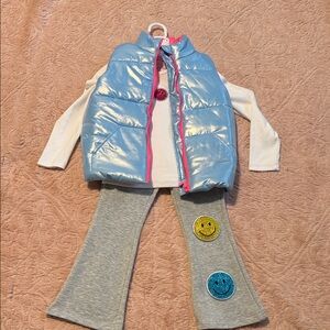 Kids Blue and Gray Matching Set